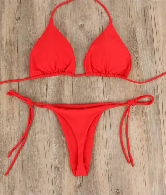Women's Thong Bikini Set