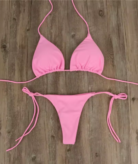 Women's Thong Bikini Set