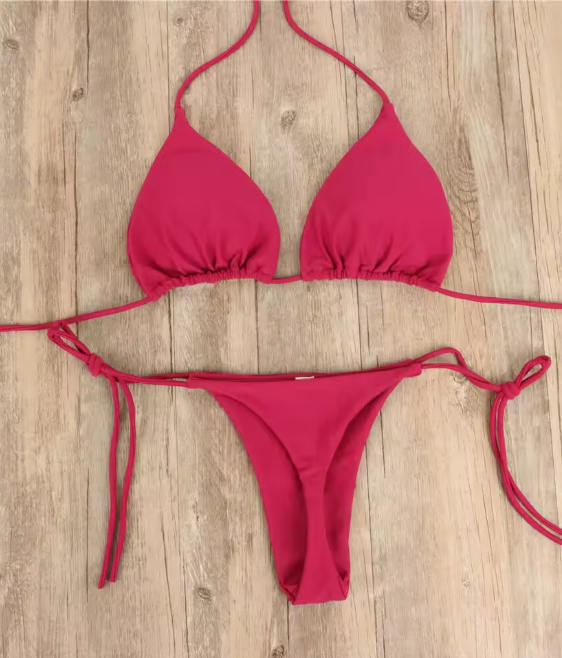 Women's Thong Bikini Set