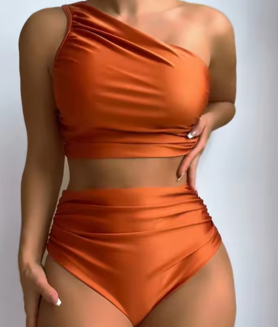 Bikini High Waist Swimsuits Women's Swimwear