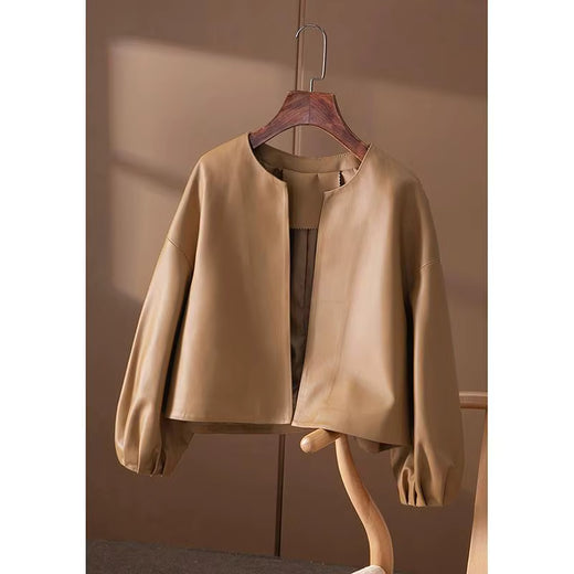 High-quality PU leather jackets.