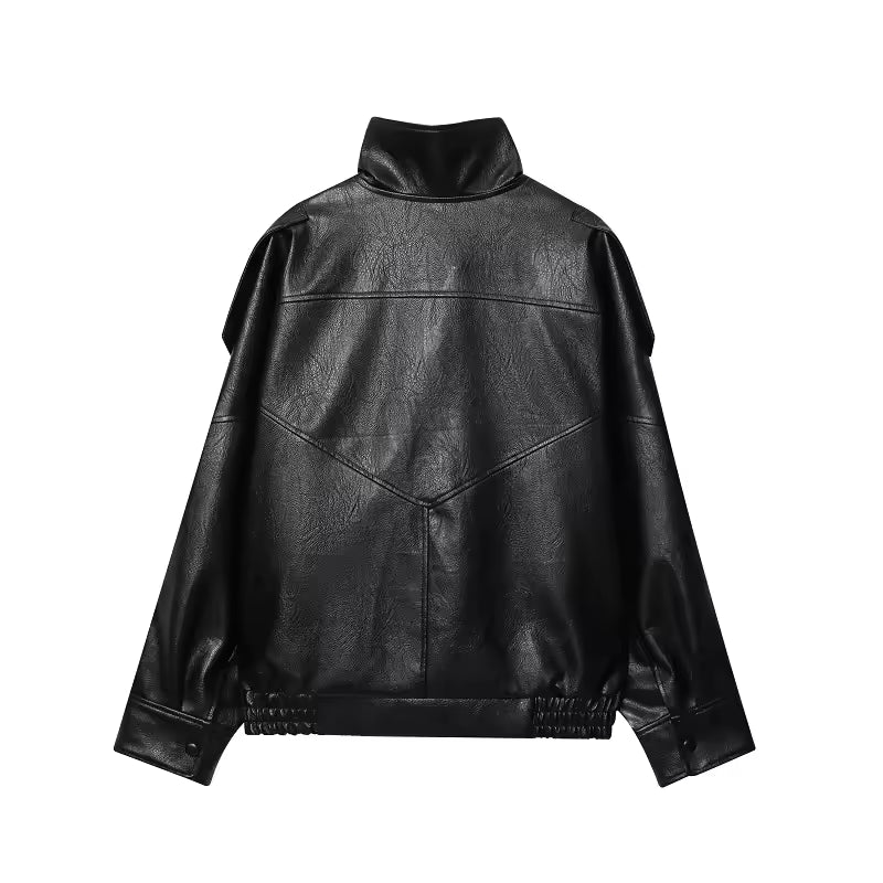 Black Faux Leather Jackets