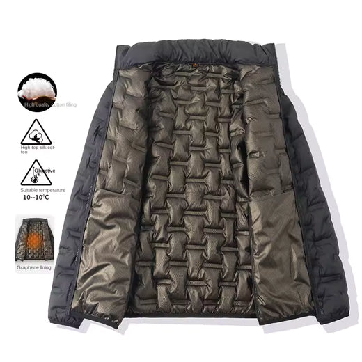 Vintage cotton jacket for middle-aged men
