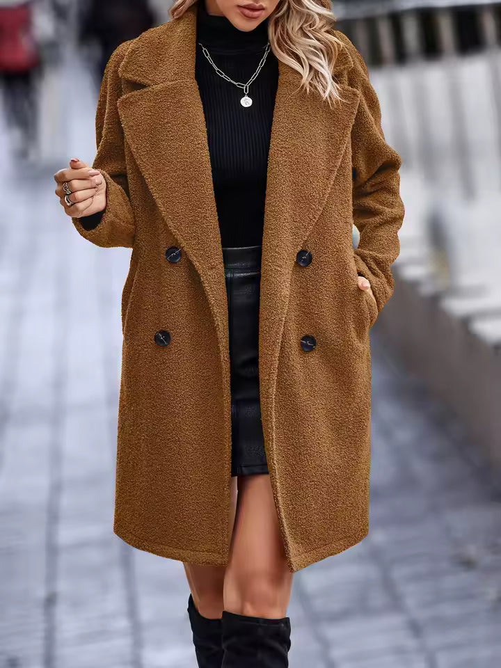 Wool Blend Coat Keeps You Warm in Winter for Women
