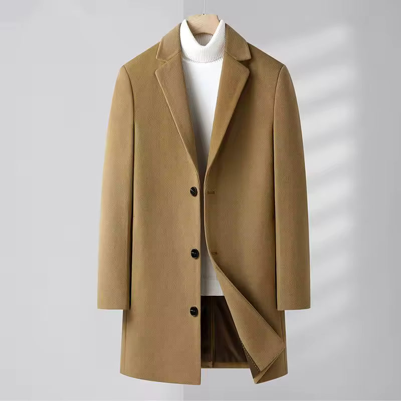 Plus Size Men's Wool Coats