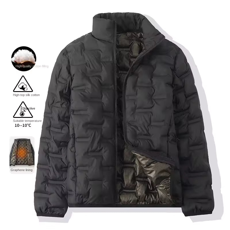 Vintage cotton jacket for middle-aged men