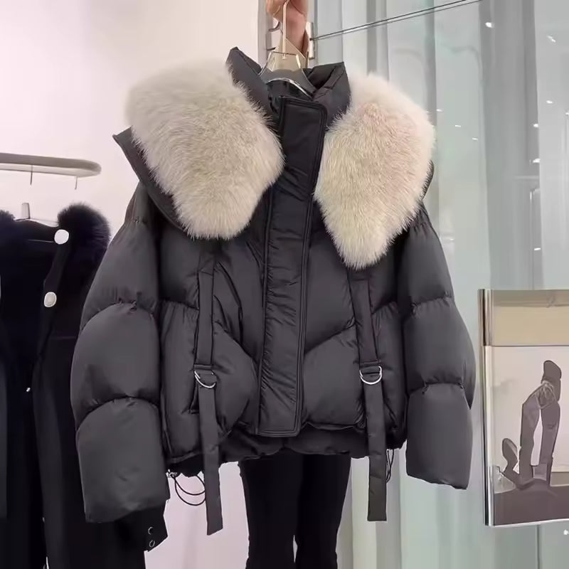 New Korean Fashion Fur Collar for Women in Winter