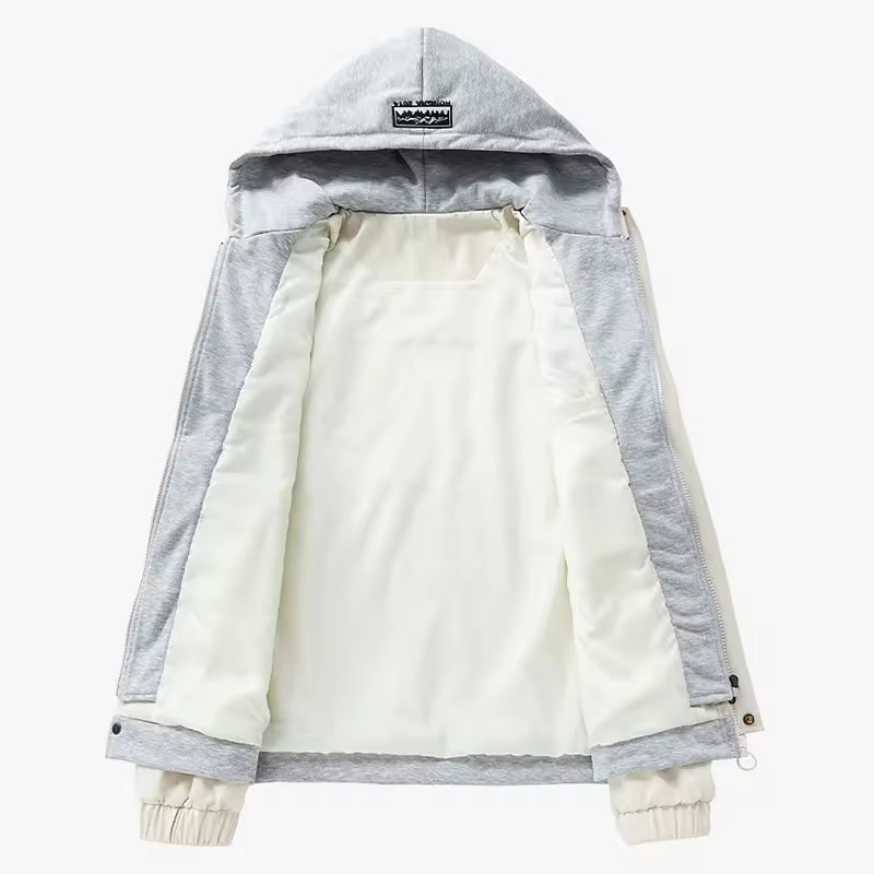 Winter Casual Cargo Hooded Jacket