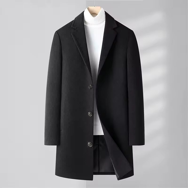 Plus Size Men's Wool Coats