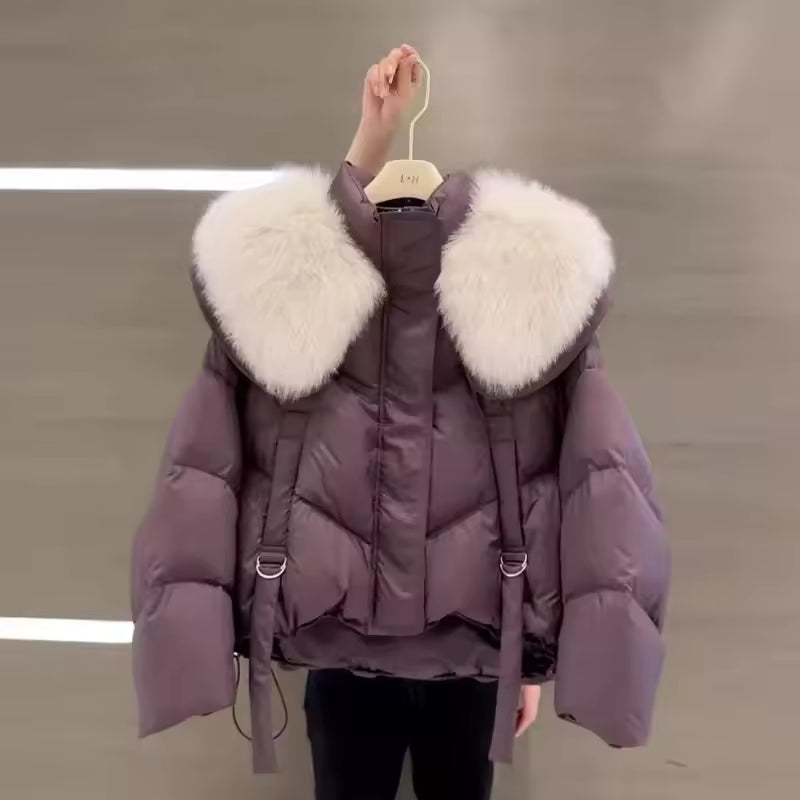 New Korean Fashion Fur Collar for Women in Winter